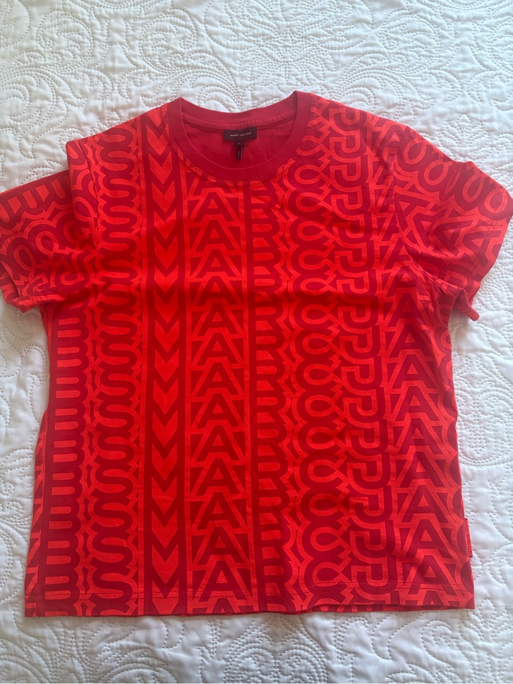 Marc Jacobs Red Monogram T-Shirt